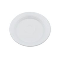 Prato Plastico 20cm - Branco