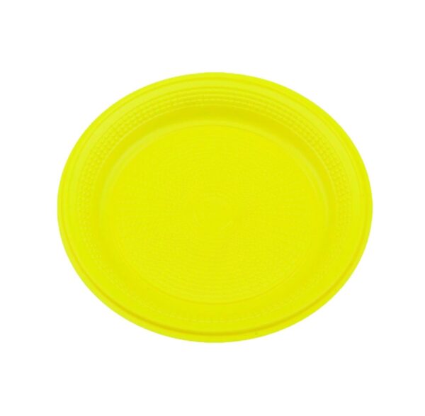 Prato Plastico 15cm - Amarelo