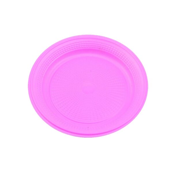 Prato Plastico 15cm - Rosa