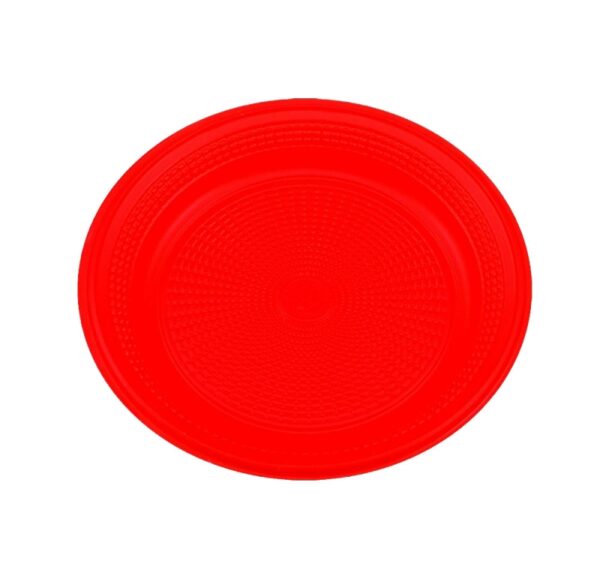 Prato Plastico 15cm - Vermelho