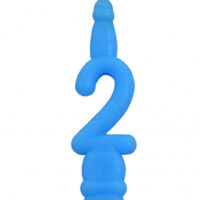Vela Aniversário Número nº 2 Azul