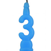 Vela Aniversário Número nº 3 Azul