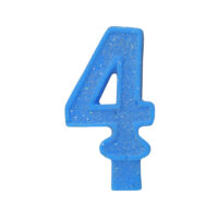 Vela Aniversário BIG nº 4 Azul