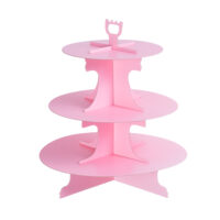 Suporte para Doces e Cupcakes ROSA