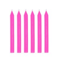 Vela Palito Rosa com 24